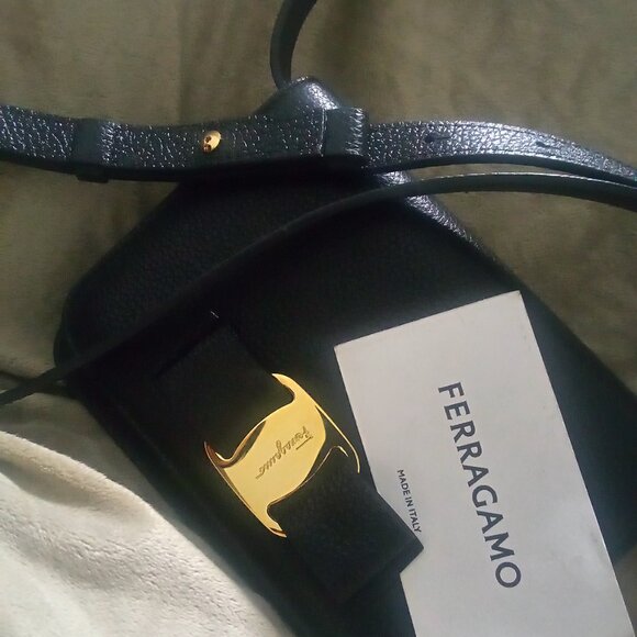 Leather Ferragamo Shoulder Bag - Picture 2 of 2